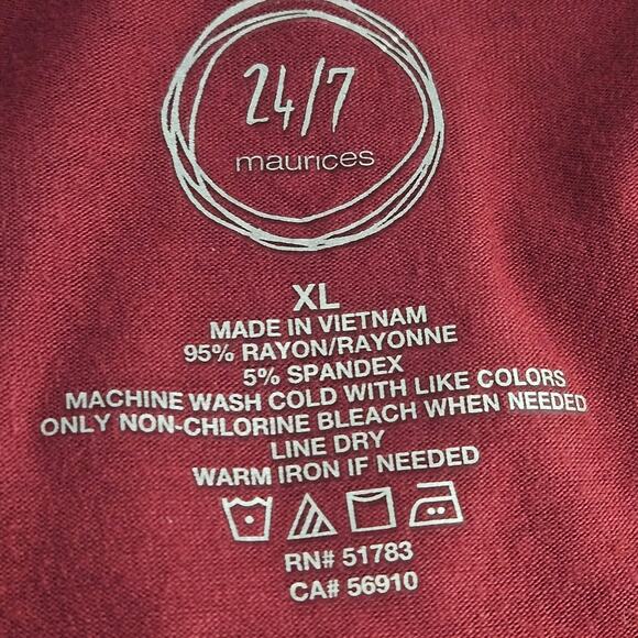 Long Cutout Sleeve Tee Size XL - Picture 3 of 4